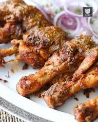 Afghani Chicken Tikka — tandoor-grilled chicken at Baba Chicken 34 Street Edmonton
