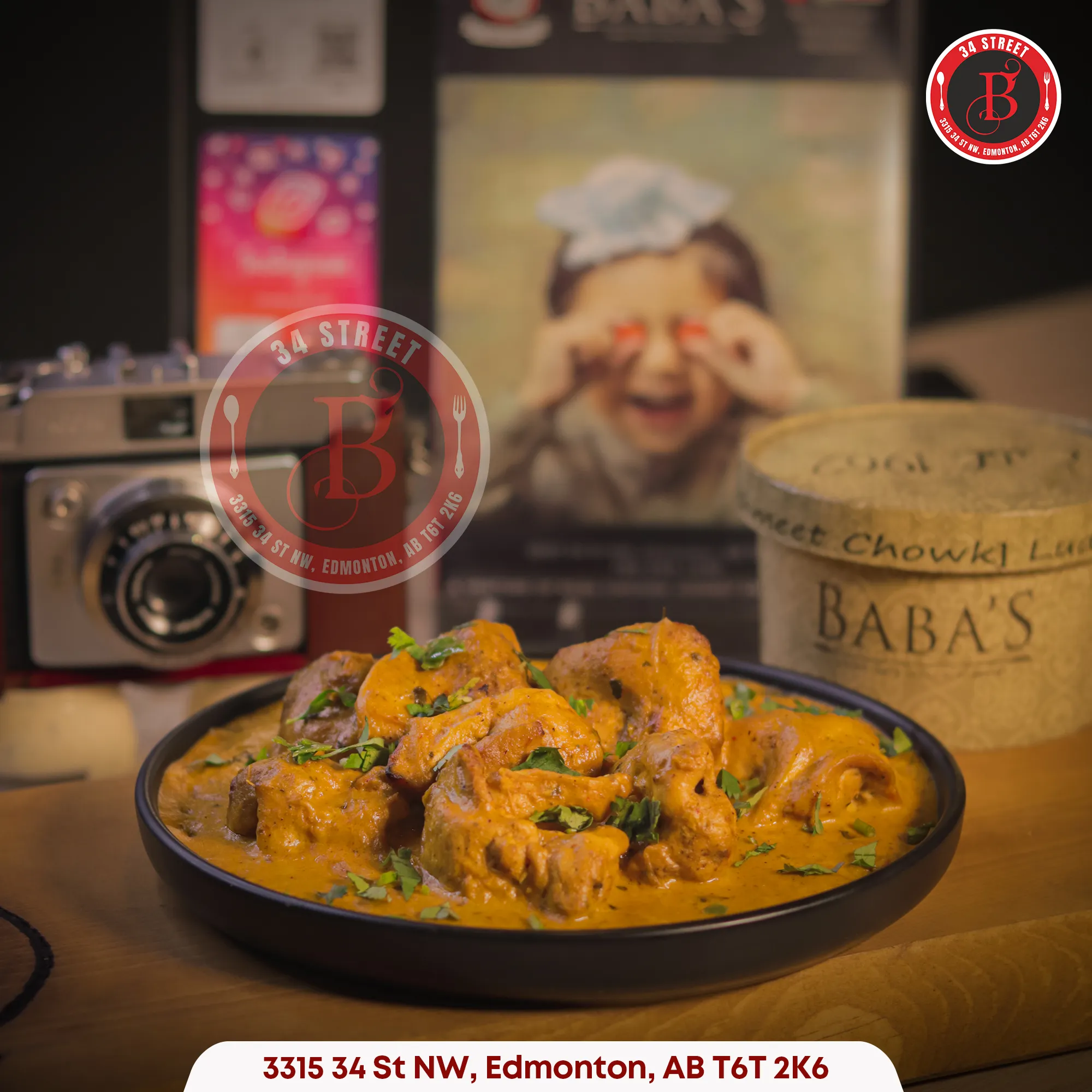 Baba's Butter Chicken — best butter chicken in Edmonton at Baba Chicken 34 Street
